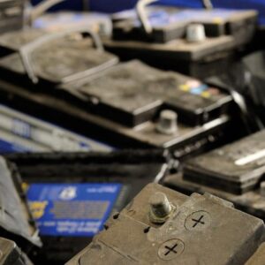 Accu oud ijzer recycling
