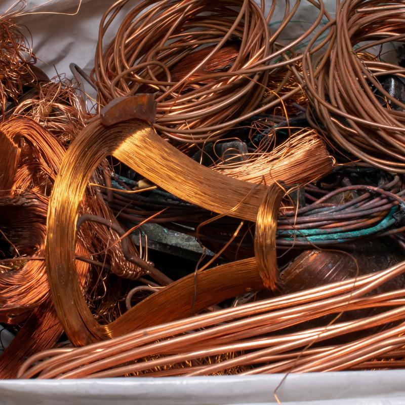 Koper prijs en metaalsoort oud ijzer recycling