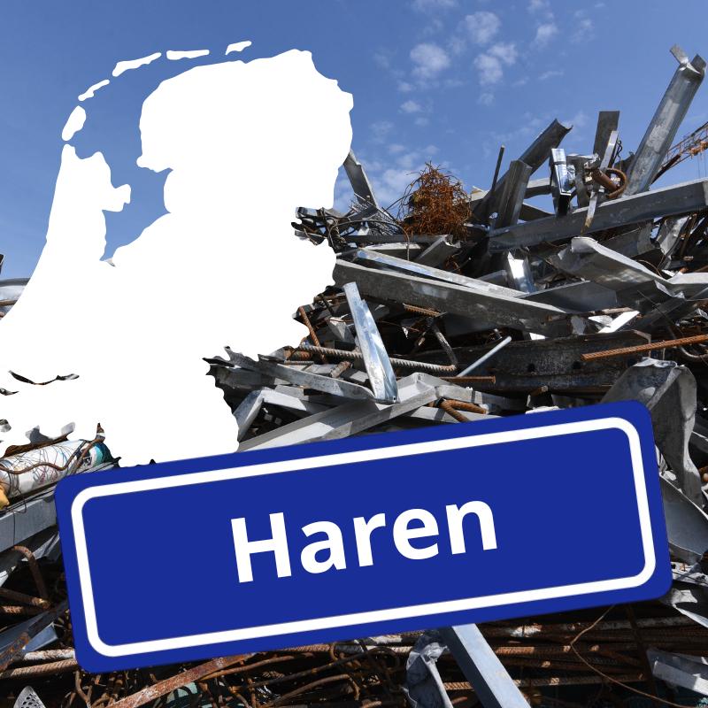 Oud ijzer ophalen Haren