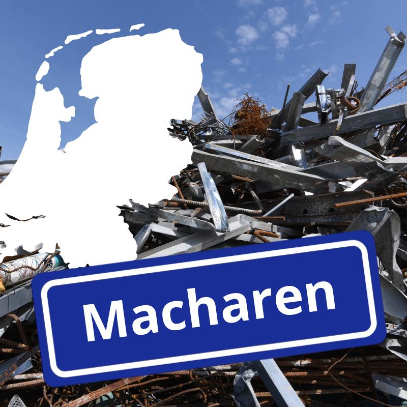 Oud ijzer ophalen Macharen